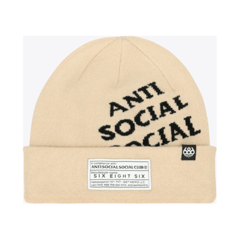 686 ASSC Club Beanie ASSC LIMESTONE O/S