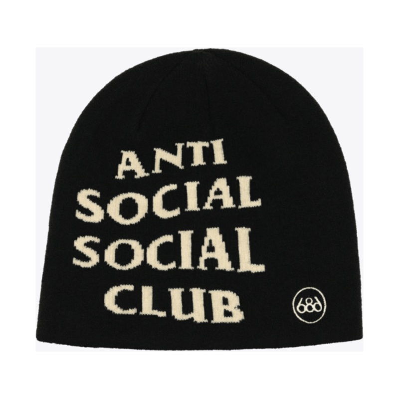 686 ASSC Skully Beanie ASSC BLACK O/S