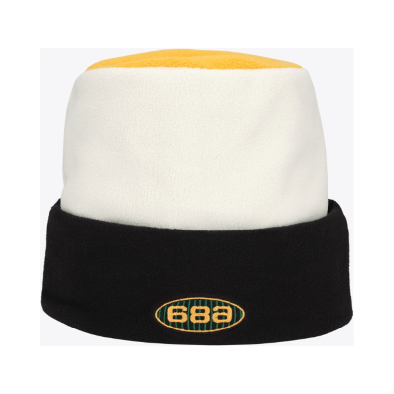 686 Flattop Fleece Hat WHITE COLORBLOCK O/S