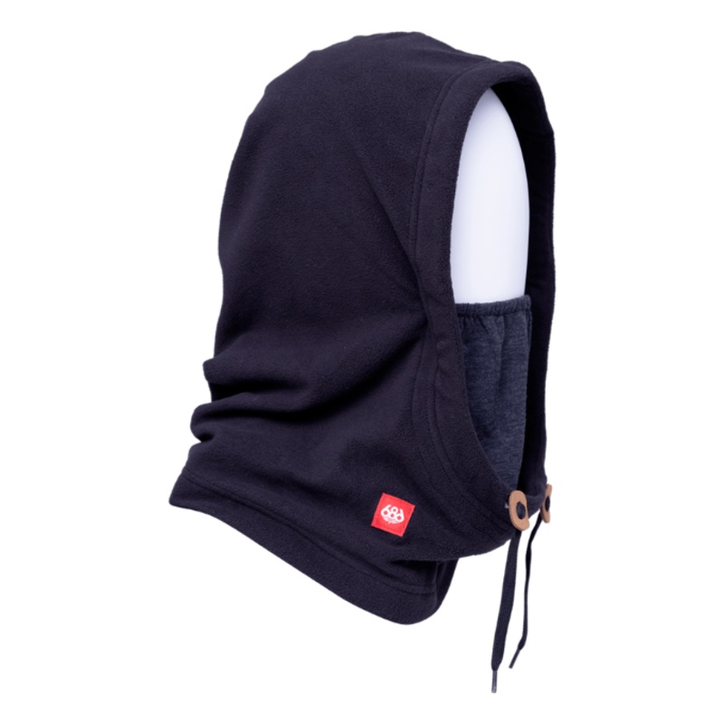 686 Tarmac Fleece Hood BLACK O/S