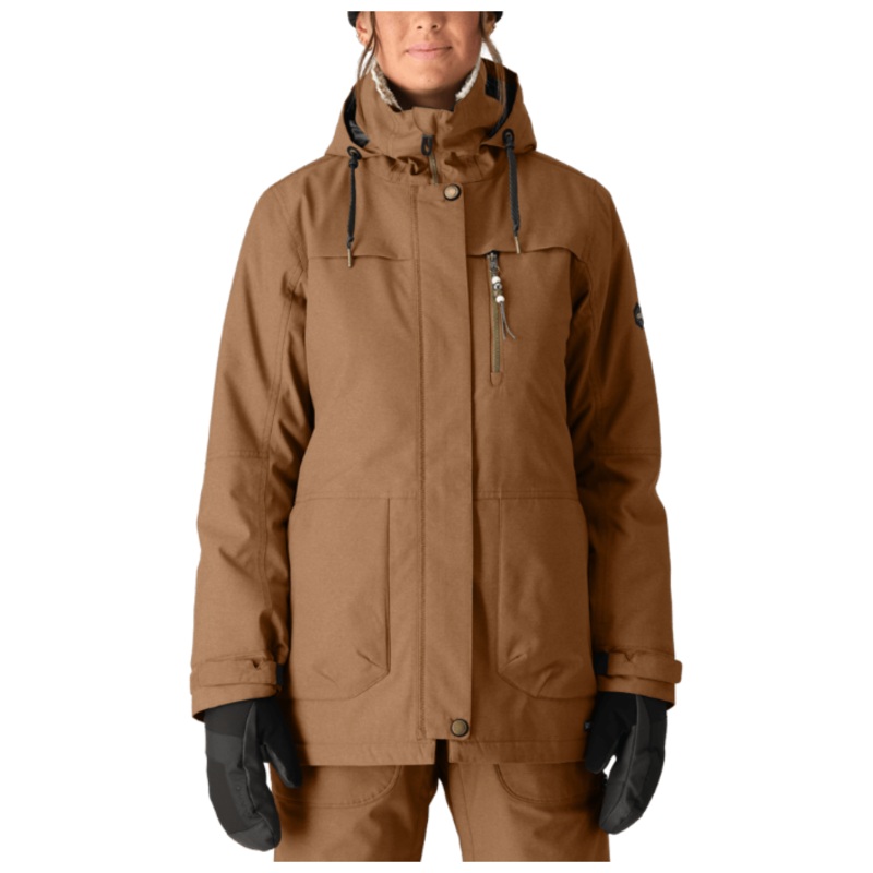 686 W Whitemore Insulated Jacket Caramel Ripstop S