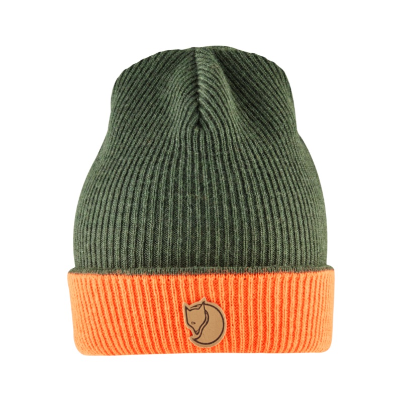 Fjallraven Srmland Reversible Beanie Dark Olive OS
