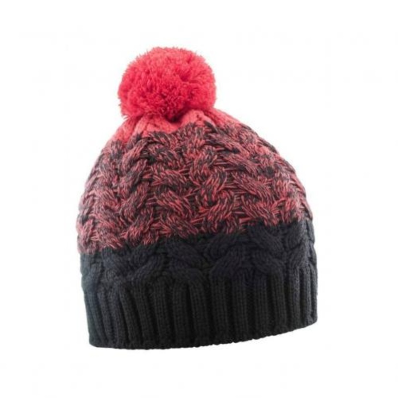 Salomon Poly Beanie Black Hibiscus OS