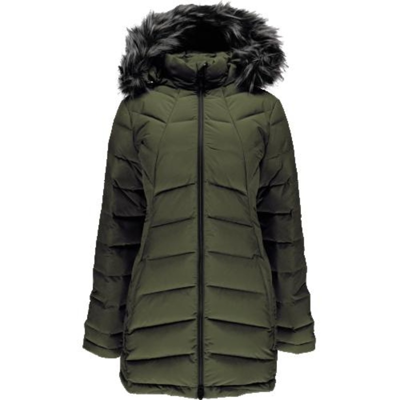 Spyder W Syrround Long Faux Fur Down Jkt Guard L