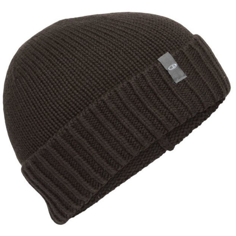 Icebreaker Unisex Vela Cuff Beanie Charred OS