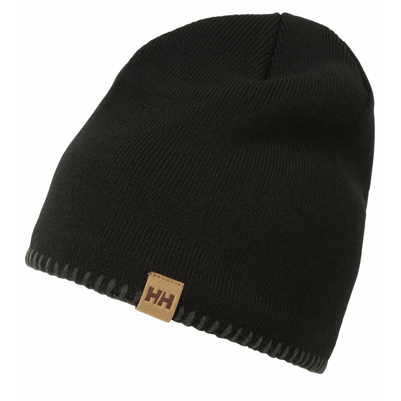 Helly Hansen Mountatin Beanie Fleece Lined BLACK / GREY OS