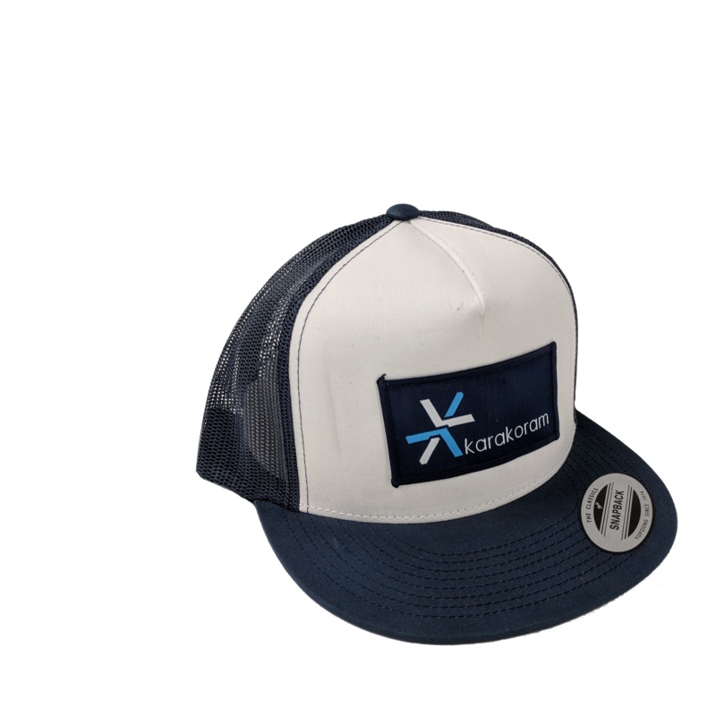 Karakoram Patch Trucker Hat Navy/White OS