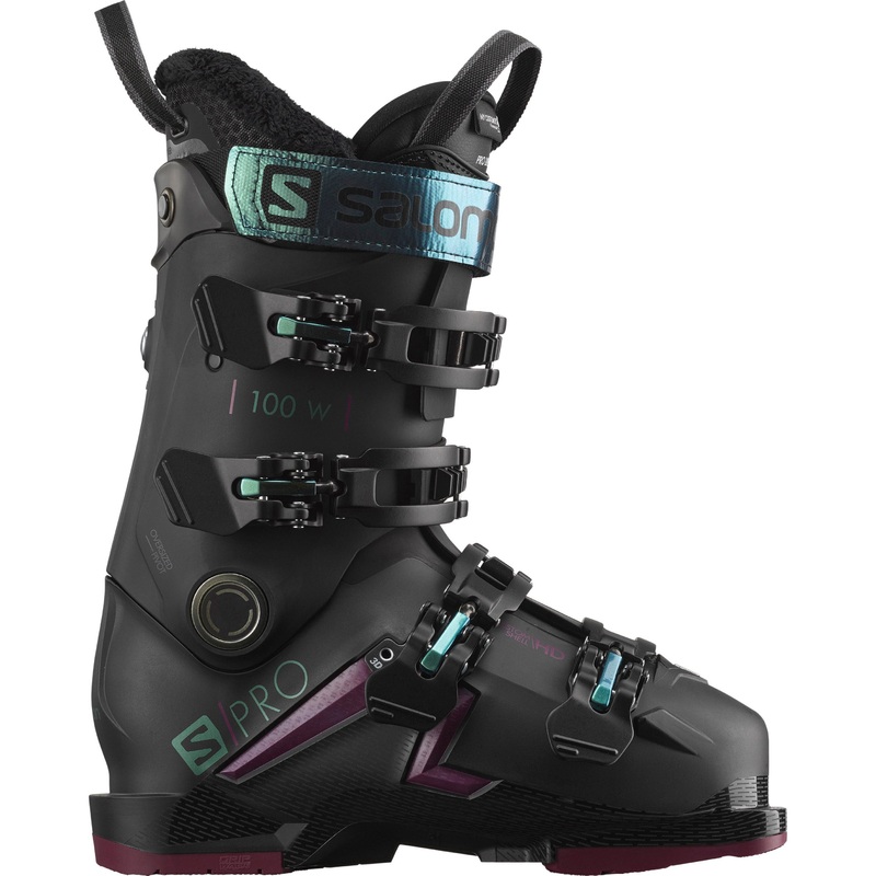 Salomon S/PRO 100 W GW Black/Burgandy 22/22.5