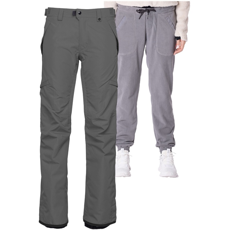 686 W Smarty 3-In-1 Cargo Pant Charcoal XS