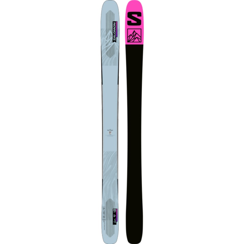 Salomon QST Lux 92 Gray Dawn/Neon Pink 146cm