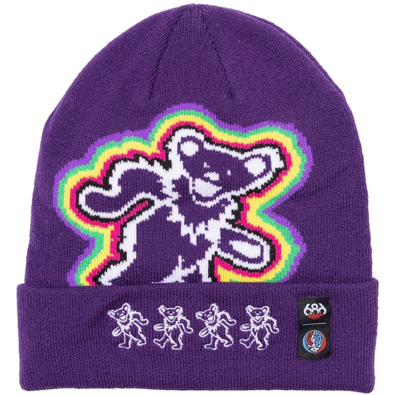 686 Grateful Dead Knit Beanie Purple OS