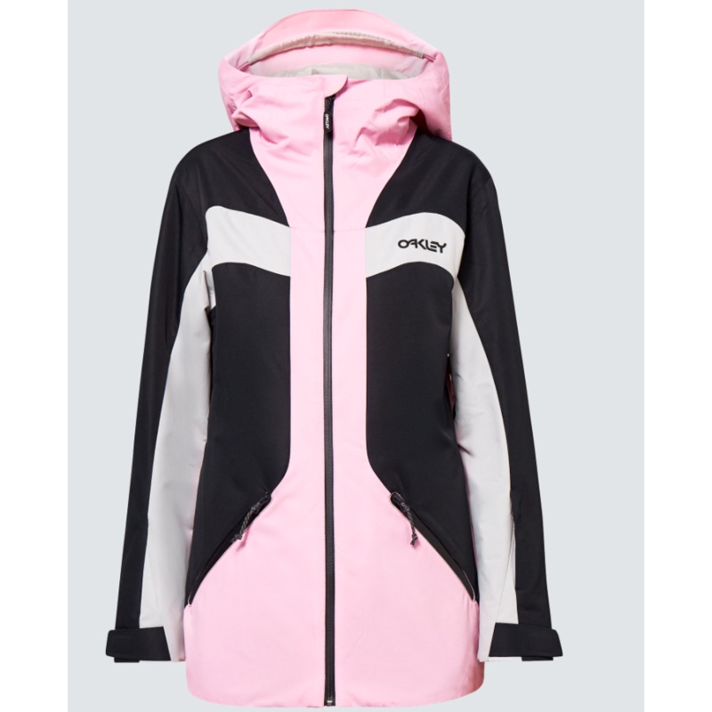 Oakley W TNP TBT RC Insulated Jacket Black/Lunar Rock/Pink Flower L