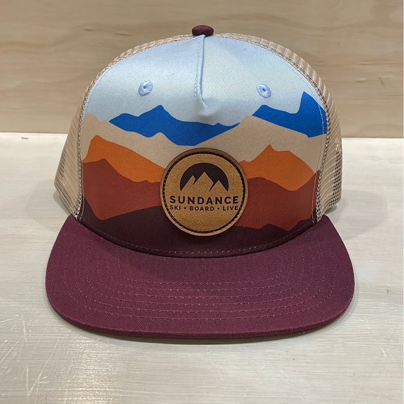 Locale Ranges Flatbrim Maroon/Sunset OS