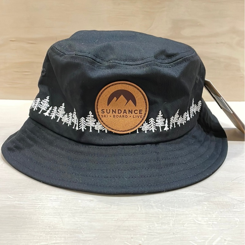 Locale Treeline Bucket Hat Black/White OS