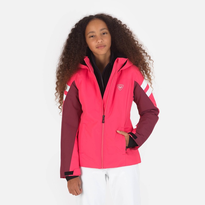 Rossignol Girl Ski Jacket Pink Lift 8
