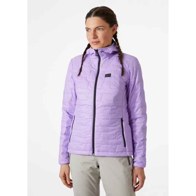 Helly Hansen W Lifaloft Hooded Insulated Jacket HEATHER XS