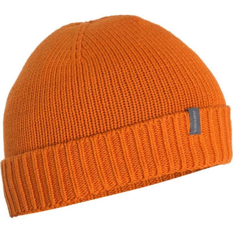 Icebreaker Unisex Vela Cuff Beanie Earth OS