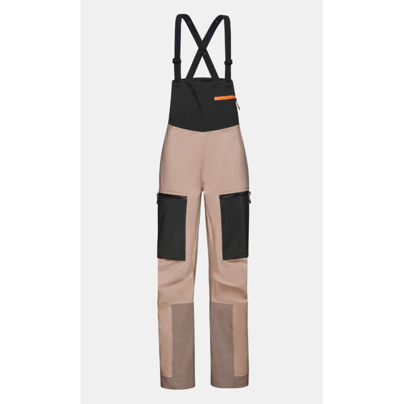 Mammut Eiger Free Pro HS W Bib Pants Savannah Black US 4