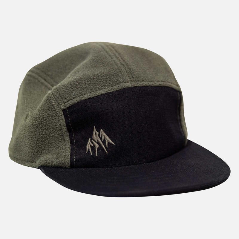 Jones Long Shadow Recycled Fleece Cap Night Green/Stealth Black OS