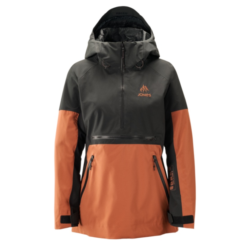 Jones W MTN Surf Recycled Anorak Terracotta XS