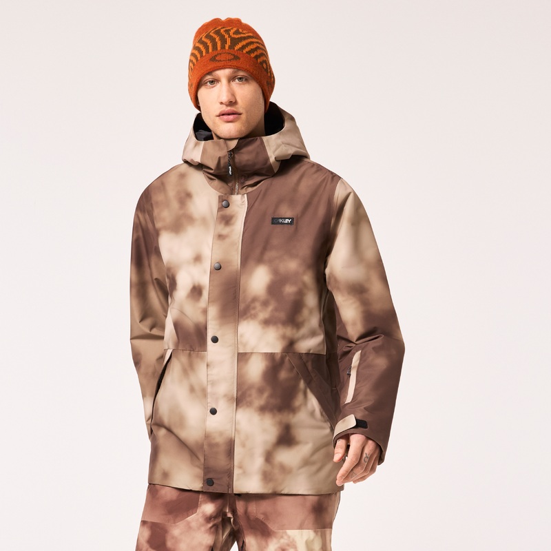 Oakley Range RC Jacket Brown Clouds Print S