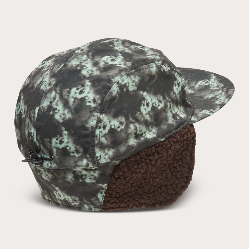 Oakley TC RYKKINN Flaps Cap Green Clouds Print OS
