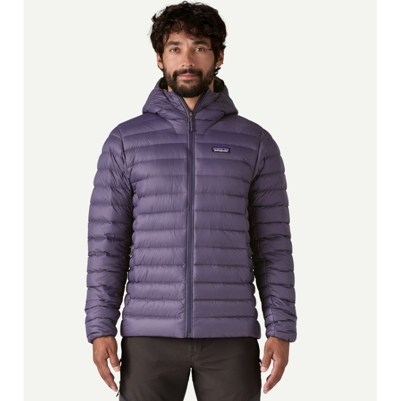 Patagonia M Down Sweater Hoody Plummet Purple S