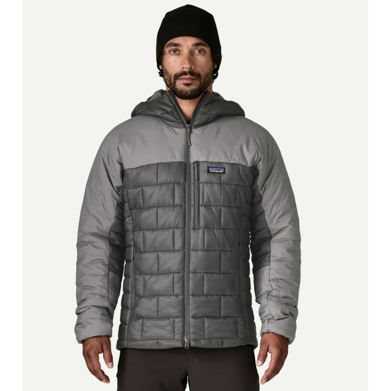 Patagonia M Hi-Loft Nano Puff Hoody Forge Grey S