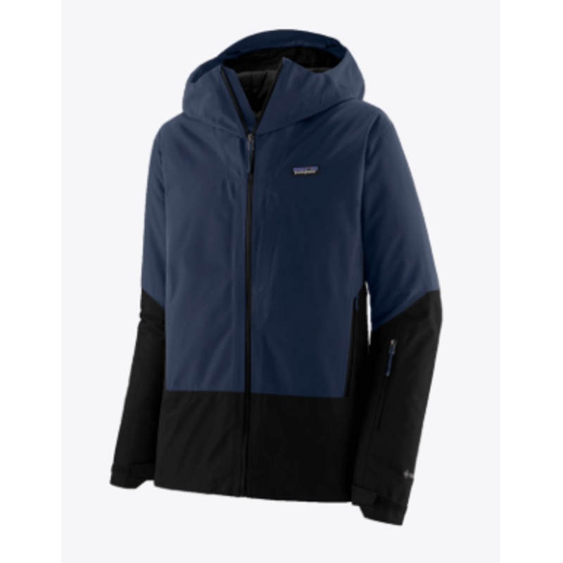 Patagonia M Insulated Storm Shift Jacket Black w/Smolder Blue S
