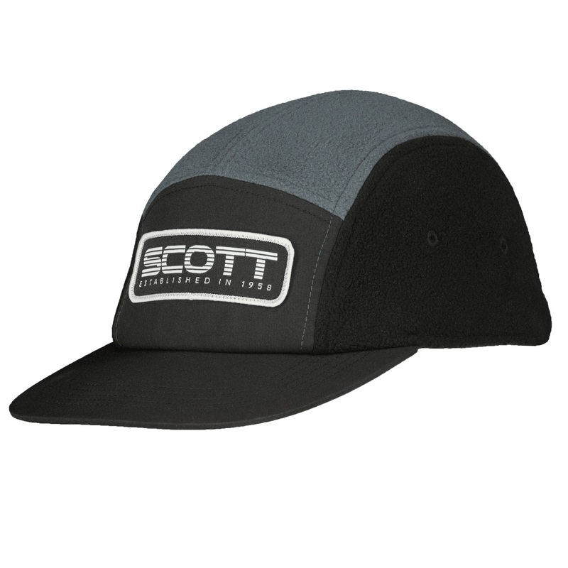 Scott Original Fleece Cap 5 Panel Black OS