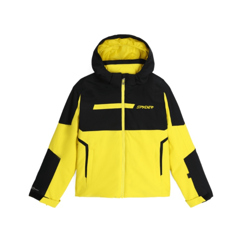 Spyder Boys Challenger Jacket Acid Yellow 10