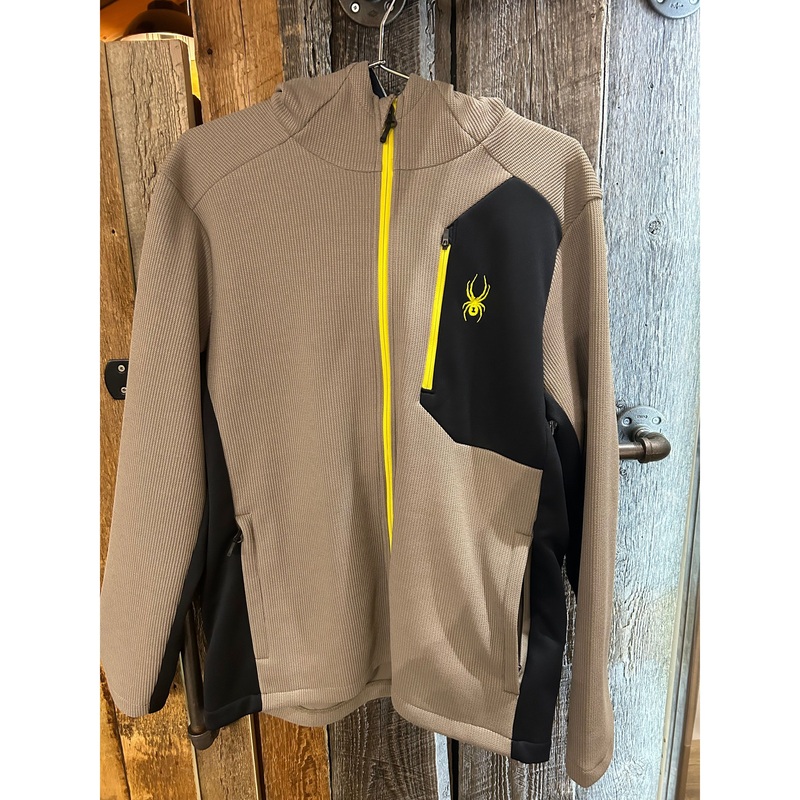 Spyder M Bandit Hooded Jacket Concrete L
