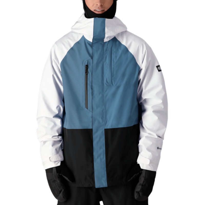 686 M Gore-Tex Core Shell Jacket WHITE COLORBLOCK L