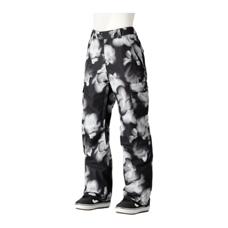 686 W Aura Insulated Cargo Pant Ghost Floral S
