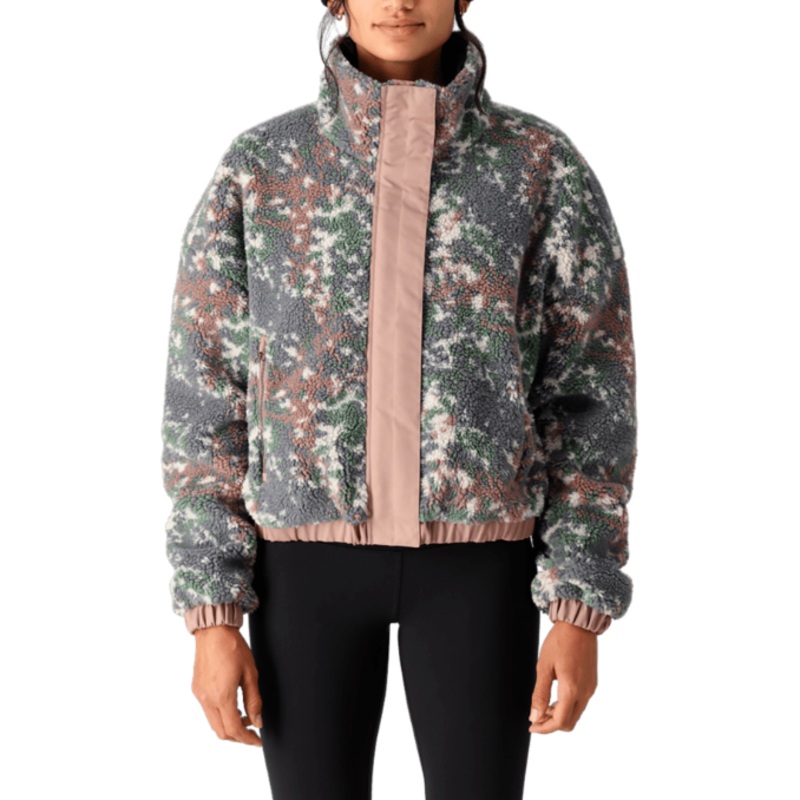 686 W Outpost Sherpa Jacket Antler Spotted S
