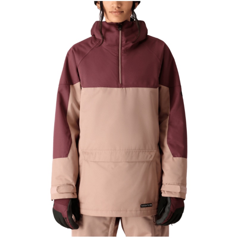 686 W Upton Anorak Sassafras Colorblock XS
