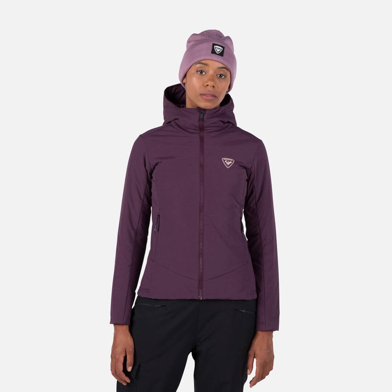 Rossignol W Opside Hoodie Jacket Mulberry S