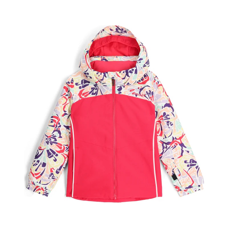Spyder Girls Conquer Jacket Butterfly Multi 5