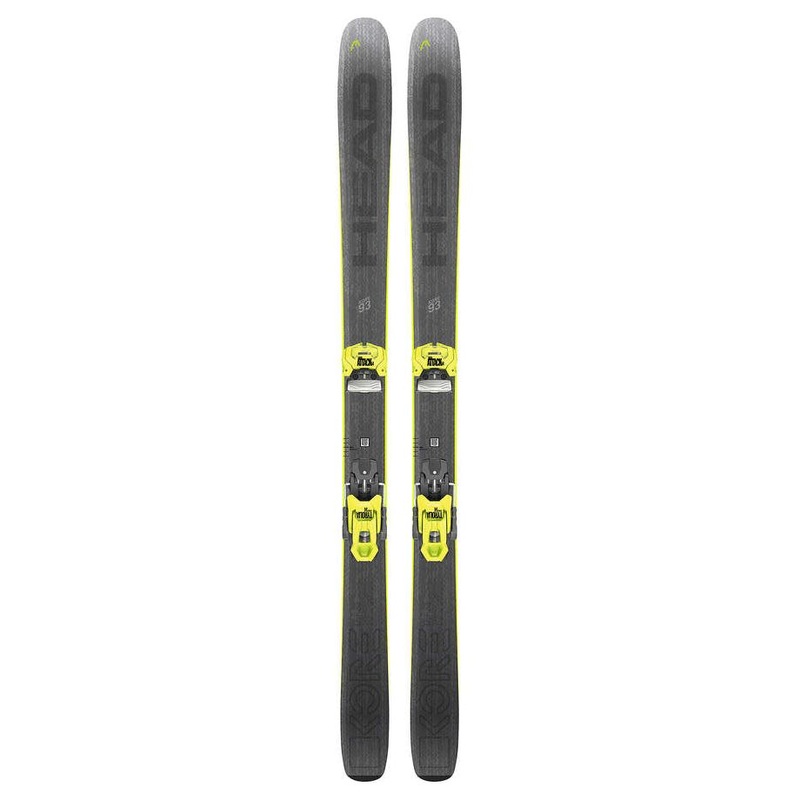 Head Kore 93 Yellow/Anthracite 156cm
