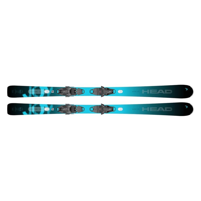 Head e-super Joy SW w/Protector SLR 11 anthracite/blue 143cm