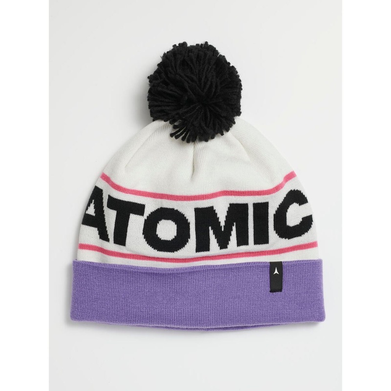 Atomic Alps Pom Beanie Bright White Dahlia OS