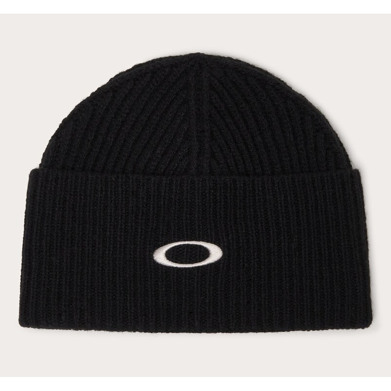 Oakley Ellipse Ribbed Beanie Blackout OS