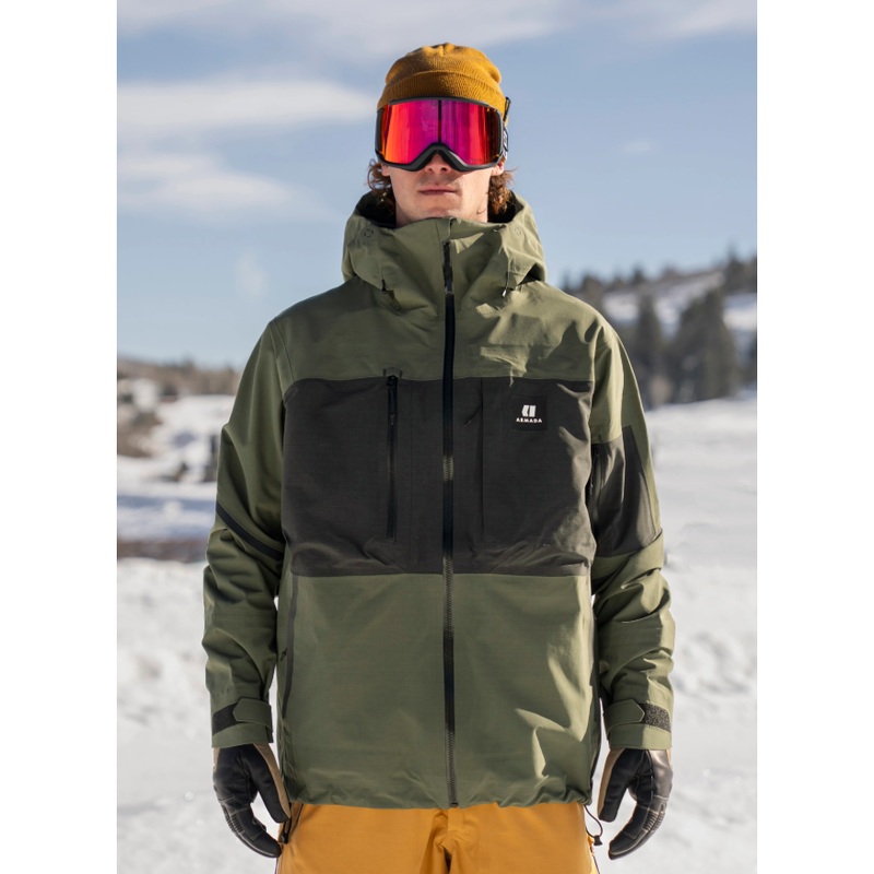 Armada Grands 3L Jacket Olive/Black S