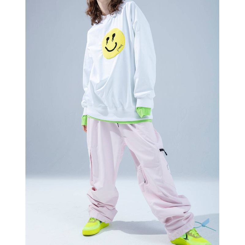 POMT Winter Shred Freedom Oversize Solid Snow Pants - Unisex Green S