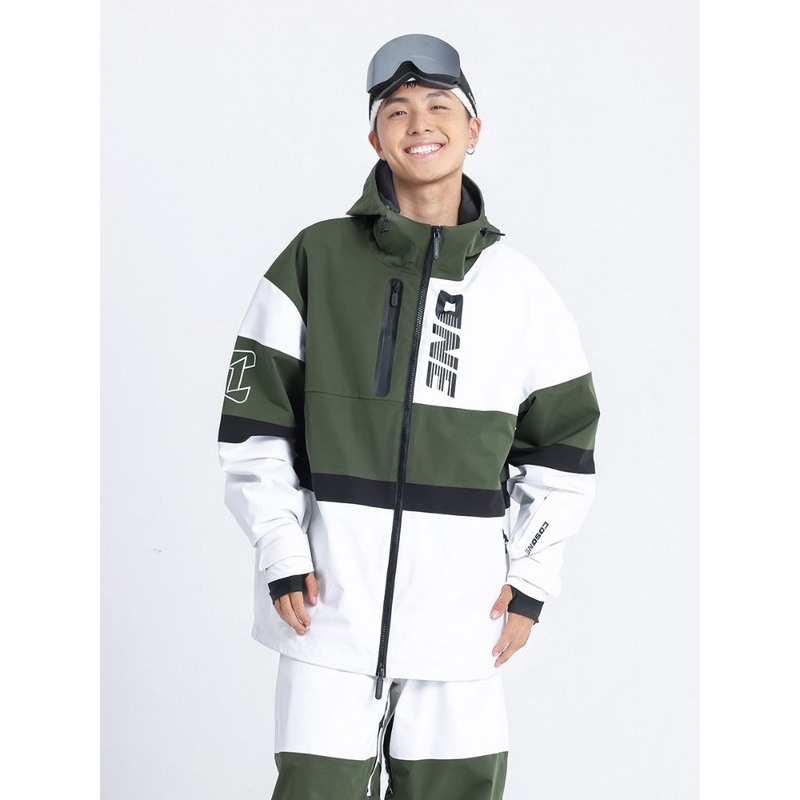 Cosone Glimmer Baggy Style Outdoor Jacket - Unisex Red XS