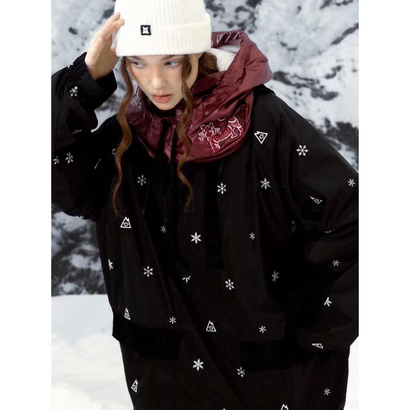 Hellystudio Black Snow Fleece Jacket - Unisex Black S