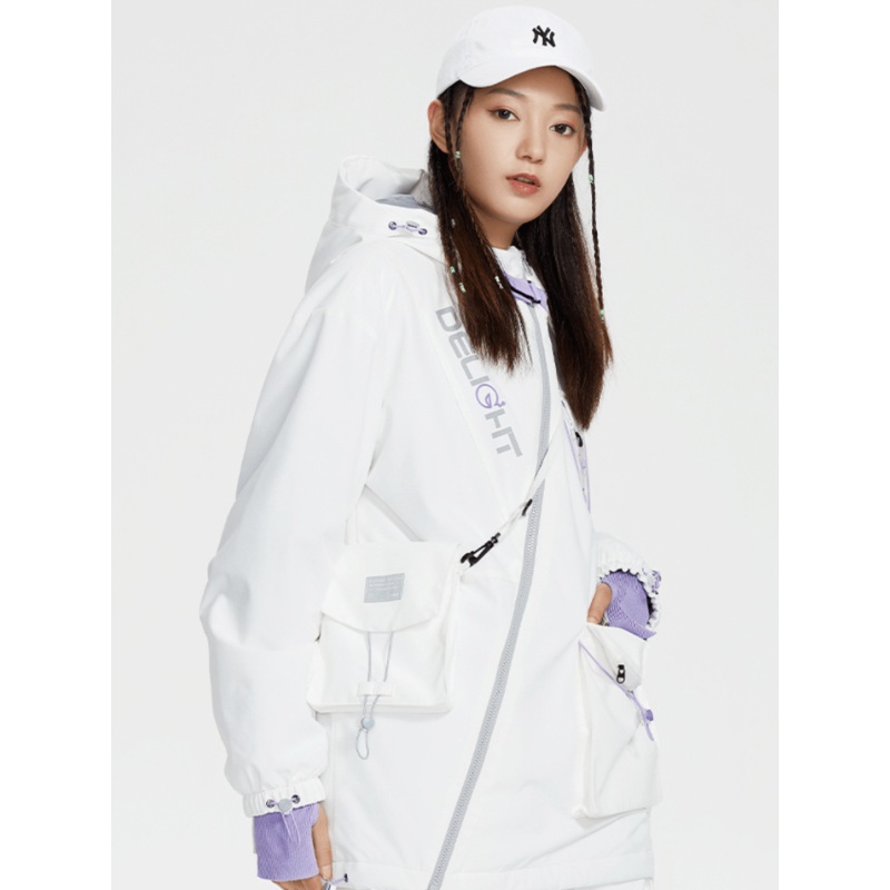 High Experience Snow Track Jacket - Women's White XS