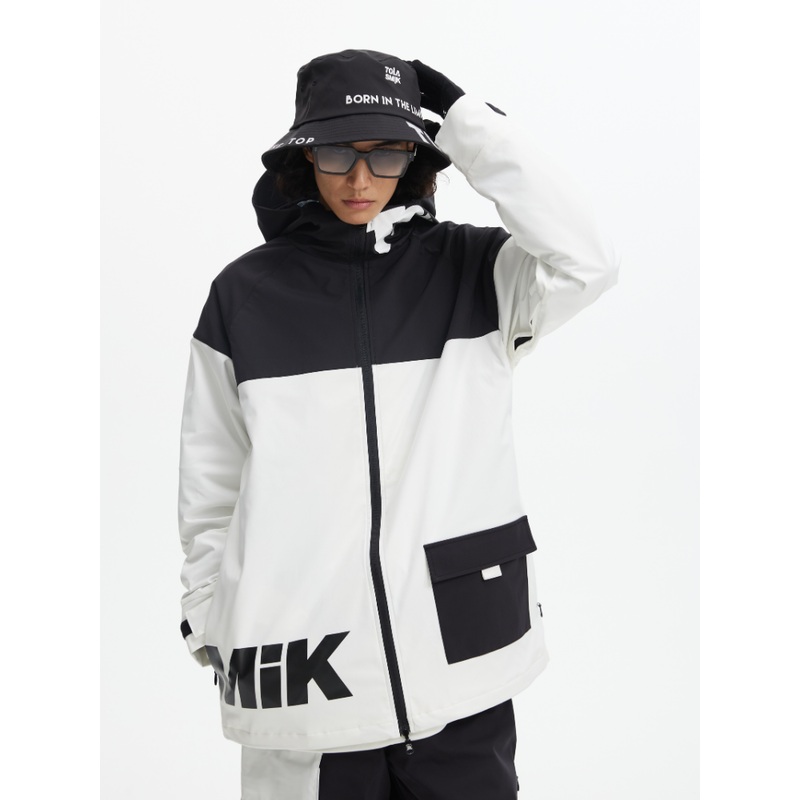 Tolasmik Wild Baggy Snowboard Jacket - Men's White S