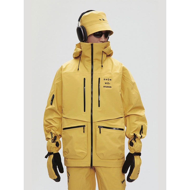 SHUNWEI 3L Wilder Plus Snow Jacket - Unisex Blue S