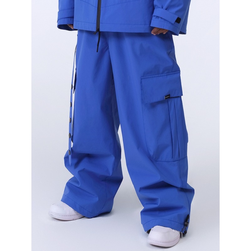 RenChill Stylish 3L Waterproof Ski Pants - Men's Blue S